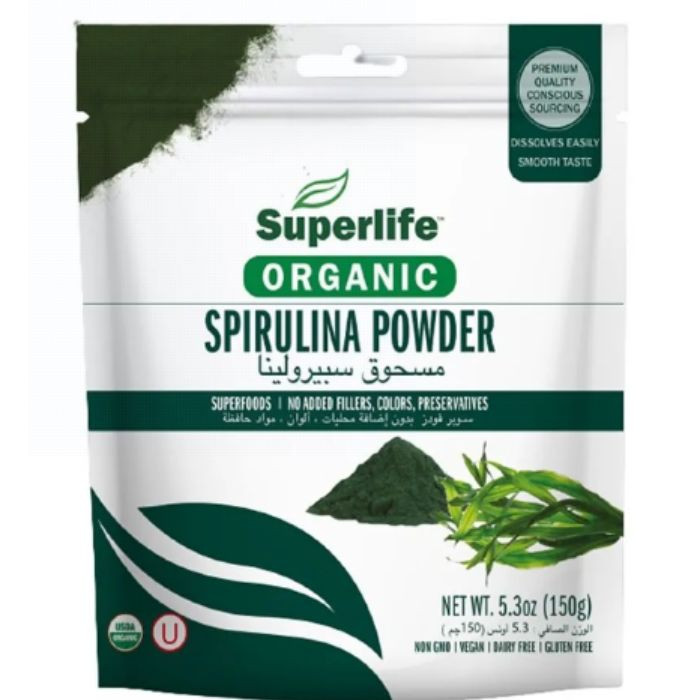 Buy Superlife Organic Spirulina Powder 150g 08725 Life Pharmacy