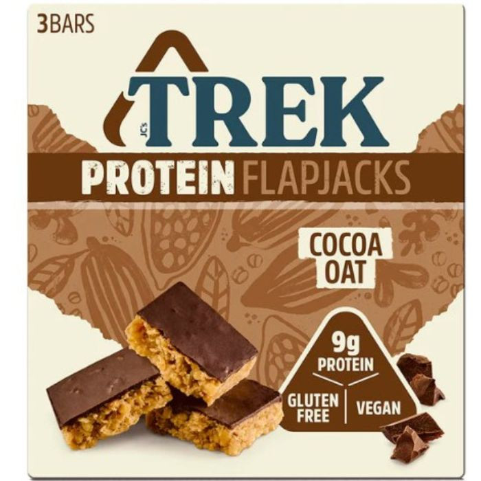 Buy Trek Protein FlapJack Cocoa Oat 9G 3 Bars Life Pharmacy