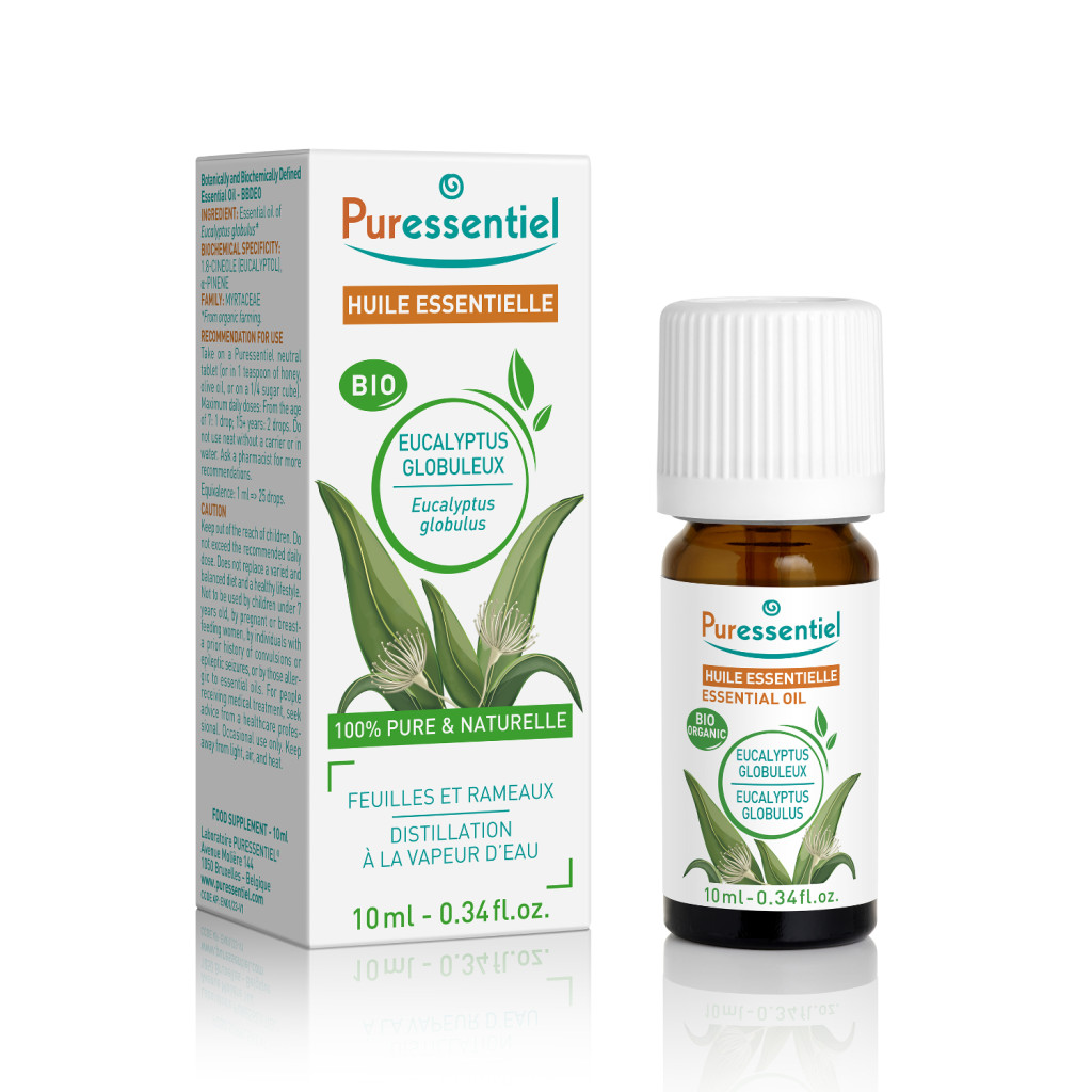 Puressentiel Organic Essential Oil Eucalyptus Globulus 10ml