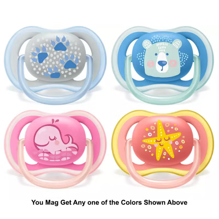 Philips Avent Ultra Air Freeflow Soother 6-18M Assorted PA256