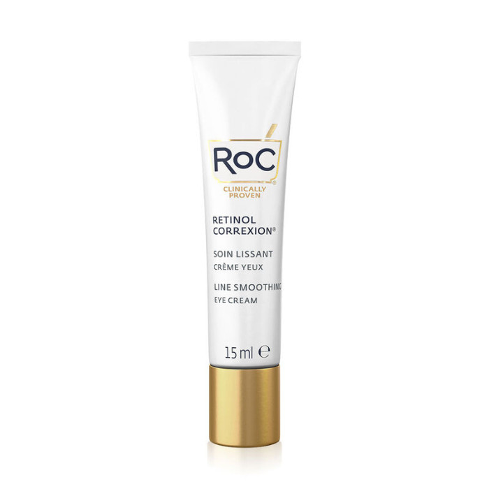 Roc Retinol Correxion Line Smoothing Eye Cream, Anti-Aging Eye Cream with Pure Retinol for Dark Circles, Puffiness & Wrinkles - 15ml
