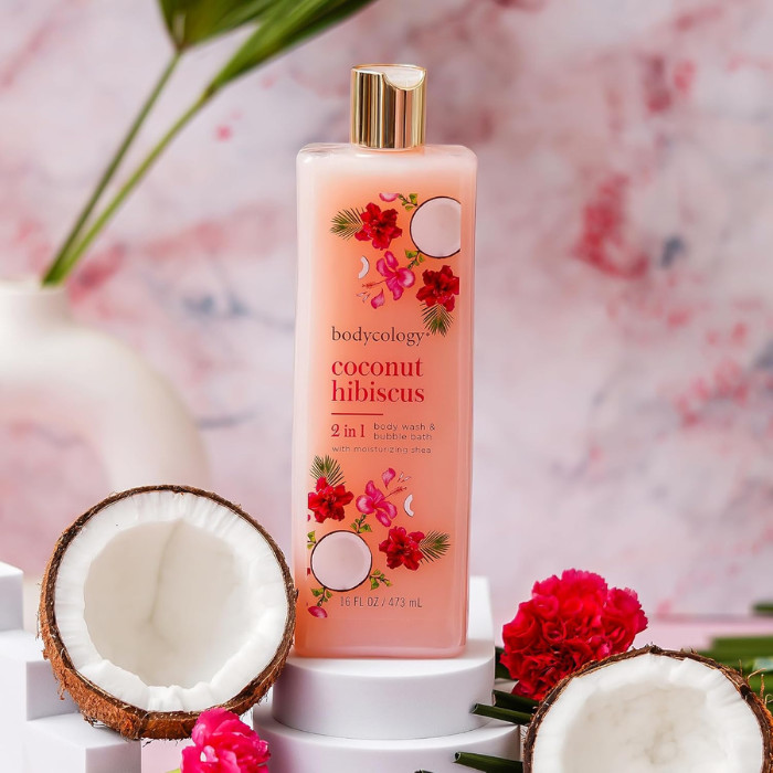 Bodycology Coconut Hibiscus Moisturizing Gel Body Wash 473ml