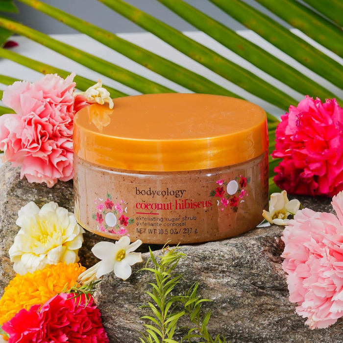 Bodycology Coconut Hibiscus Exfoliating Sugar Scrub 297gm