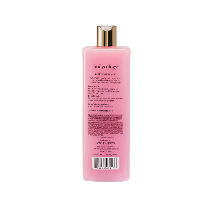Bodycology Pink Vanilla Wish 2in1 Body Buble Bath 473ml