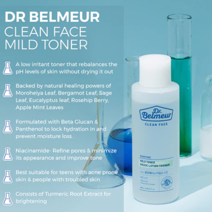 Dr.Belmeur Clean Face Mild Toner 145ml