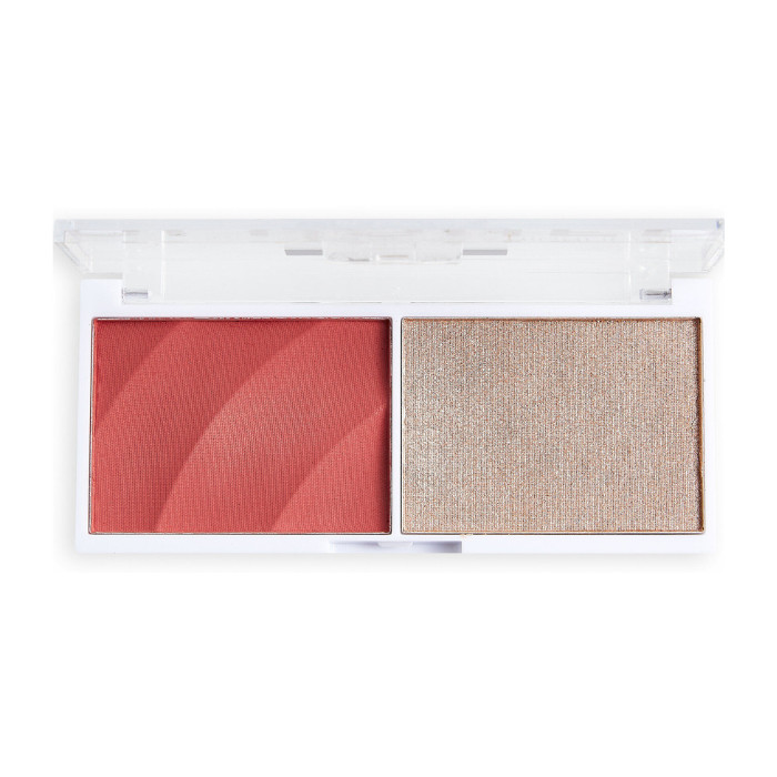 Revolution Colour Play Blushed Duo Blush & Highlighter Cute