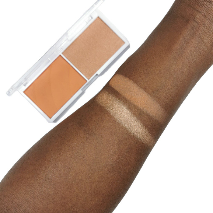 Revolution Colour Play Blushed Duo Blush & Highlighter Queen