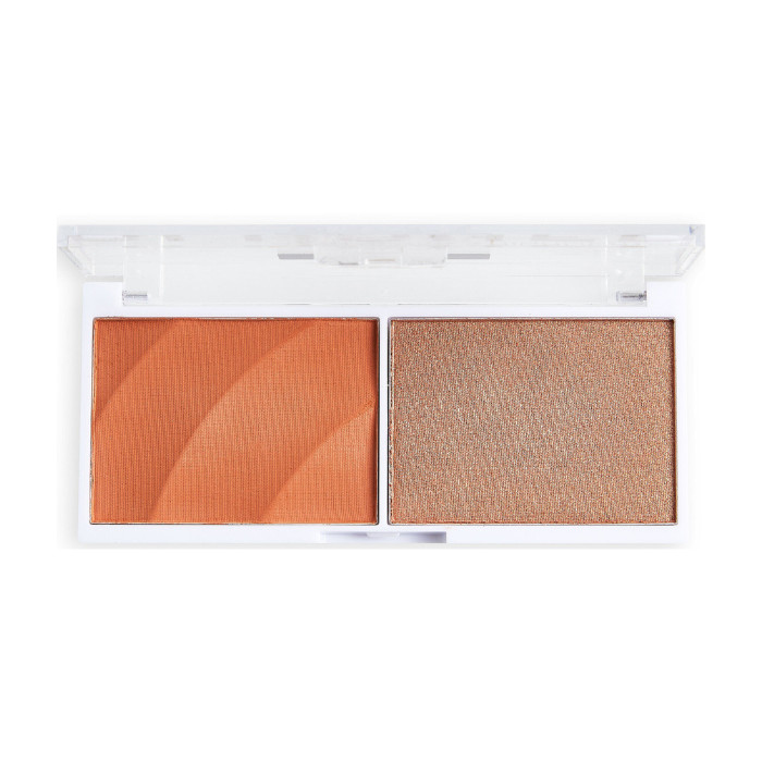 Revolution Colour Play Blushed Duo Blush & Highlighter Queen