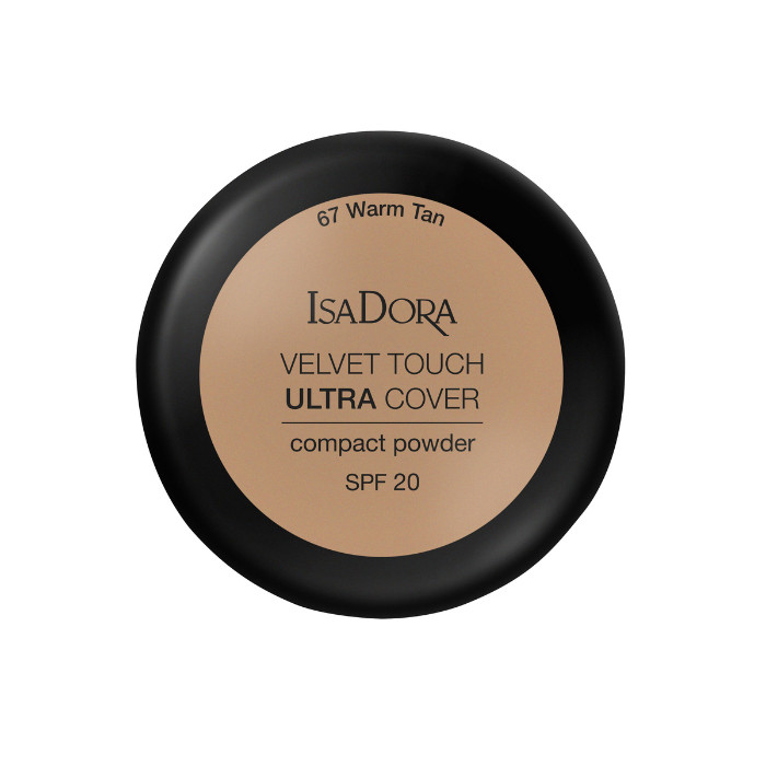 Isadora Ultra Cover Compact Power SPF20 67 Warm Tan