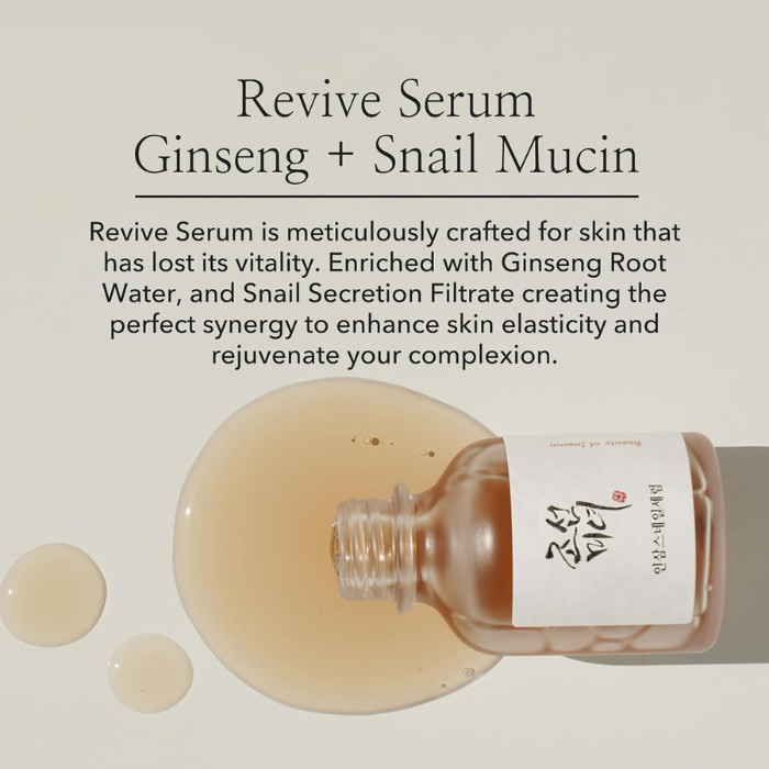 Beauty Of Joseon Ginseng Snail Mucin Revive Serum 30ml