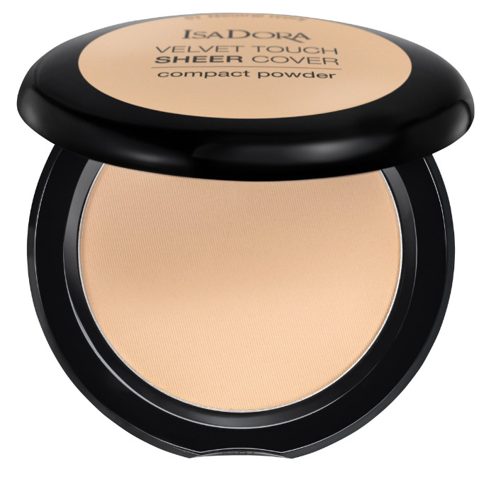 Isadora Velvet Touch Sheer Cover Compact Powder 42-Warm Vanilla