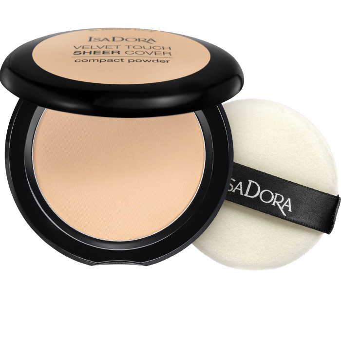 Isadora Velvet Touch Sheer Cover Compact Powder 42-Warm Vanilla