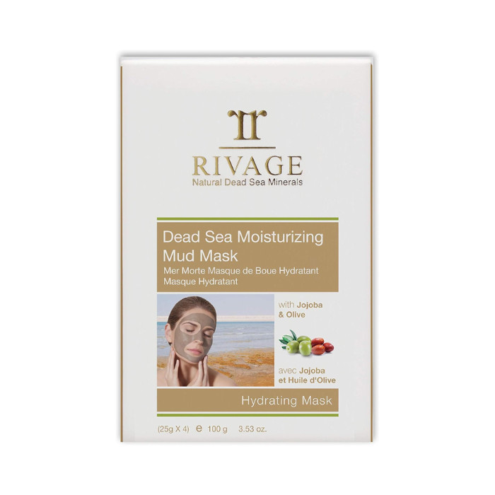 Rivage Dead Sea Moisturizing Mud Hydrating Mask 25g x 4s