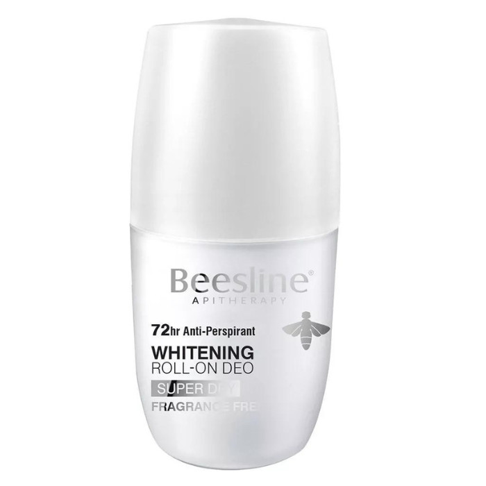 Beesline Whitening Roll-On Deodorant Super Dry Fragrance Free 50ml