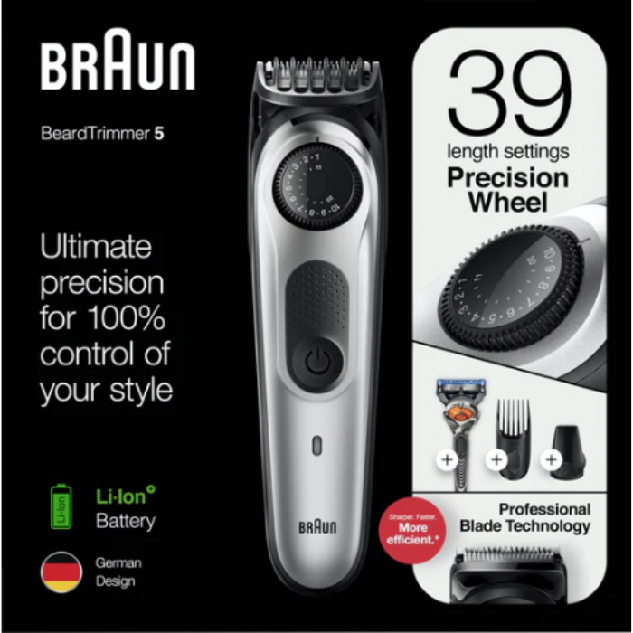 Braun Rechargeable Beard Trimmer & Hair Trimmer BT5260