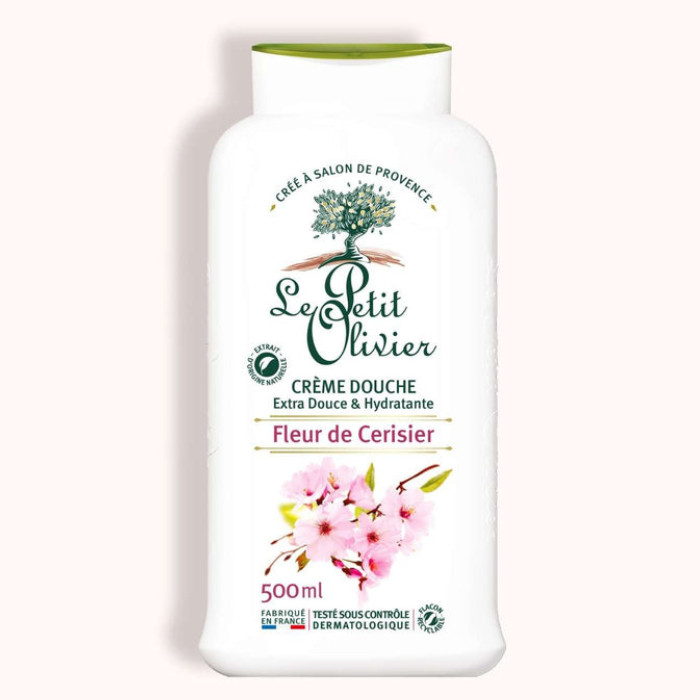 Buy Le Petit Olivier Shower Cream Cherry Blossom 500ml online at best ...
