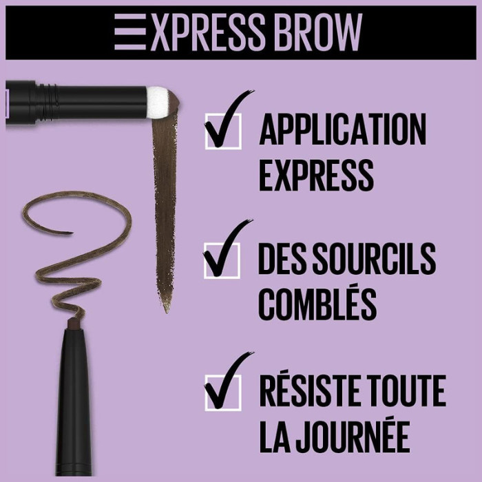 Maybelline Express Brow Satin Duo Nu 05 Black Brown