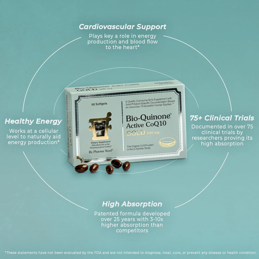 Bio-Quinone Active Coq10 Gold 100 mg Softgel Capsule 60's