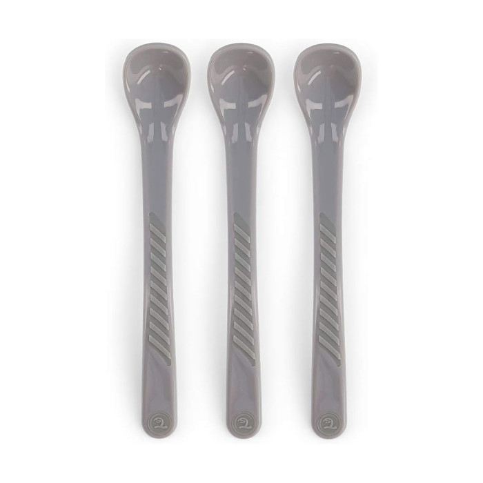 Twistshake Feeding Spoon 4m+ Pastel Grey 3s