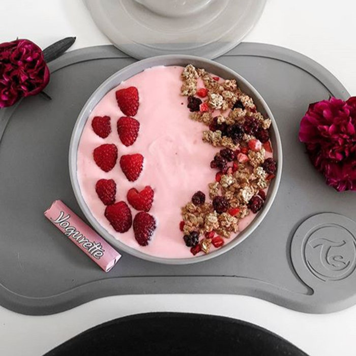 Twistshake Click-Mat Mini + Plate Pastel Grey