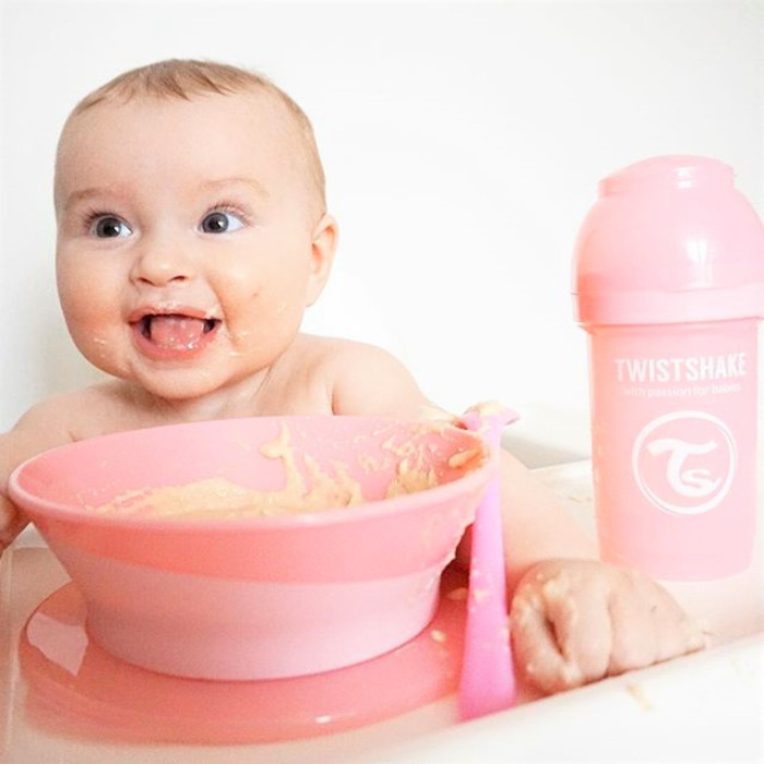 Twistshake Bowl 6m+ Pastel Pink