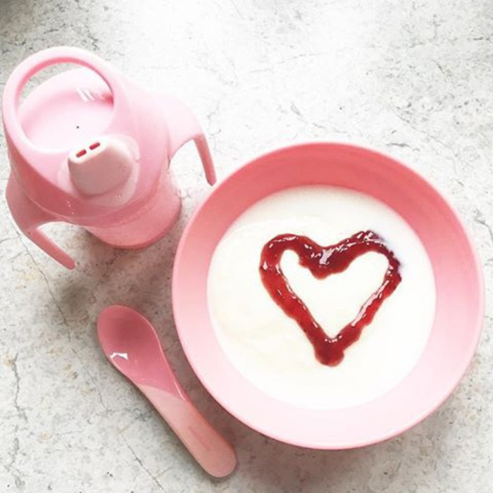 Twistshake Bowl 6m+ Pastel Pink