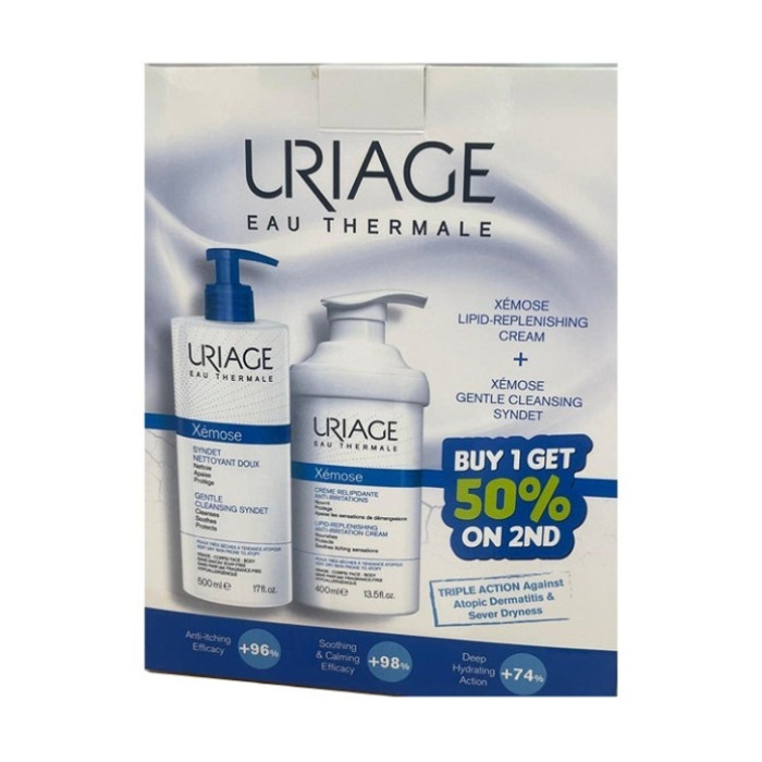Uriage Xemose Cream & Syndet bundle view