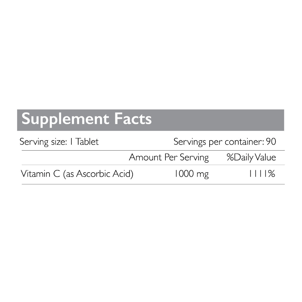 Radiant Platinum Vitamin C 1000mg 90 Tabs