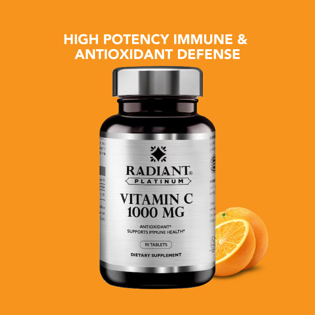 Radiant Platinum Vitamin C 1000mg 90 Tabs