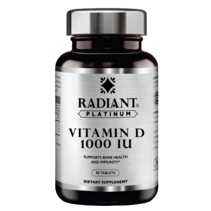 Buy Radiant Platinum Vitamin D 1000 IU 90 Tabs online at best price in