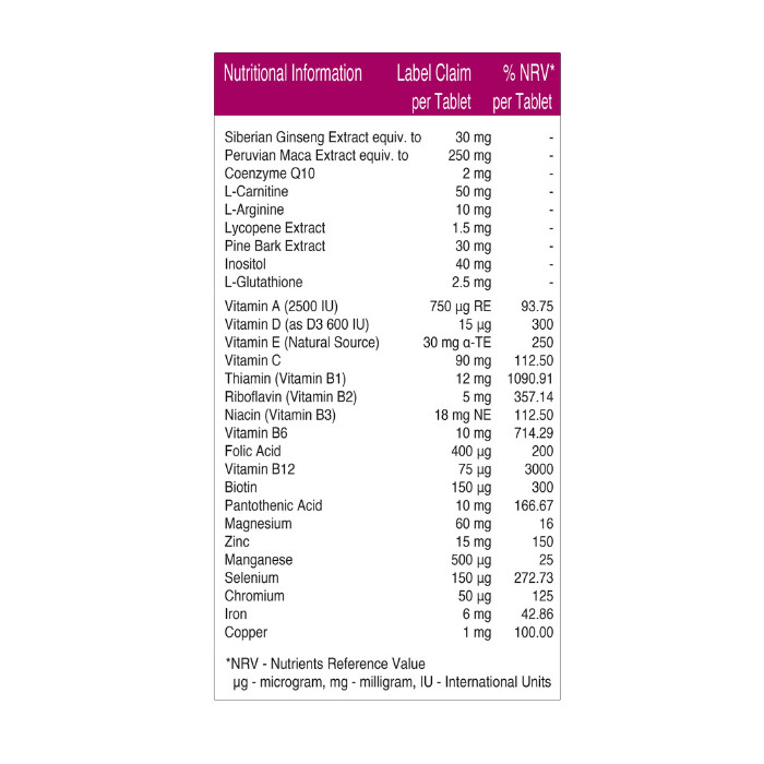 Vital Healthcare Vital Man Conception 30 Tablets