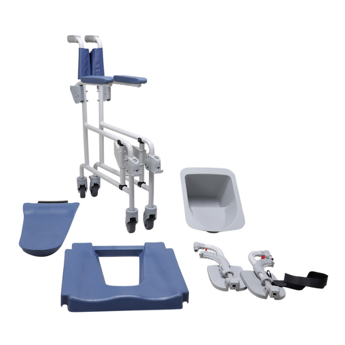 Orthos Foldable Bath And Commode Chair Arctic 4 Casters 46
