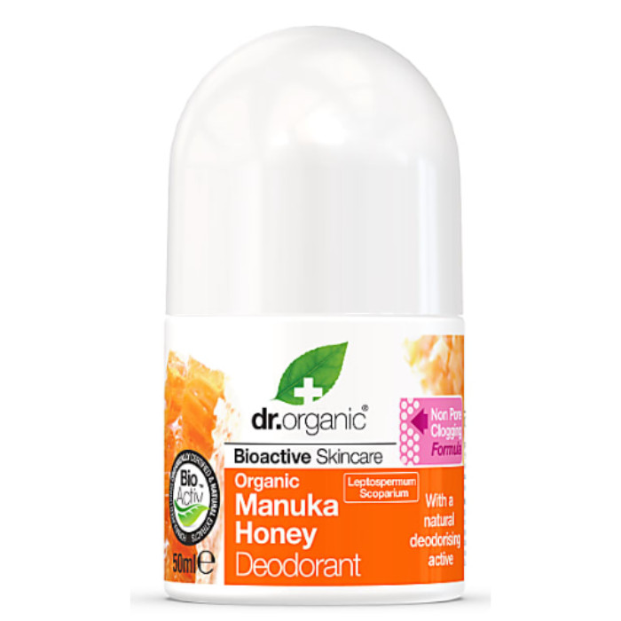 Dr. Organic Manuka Deodorant 50ml front view