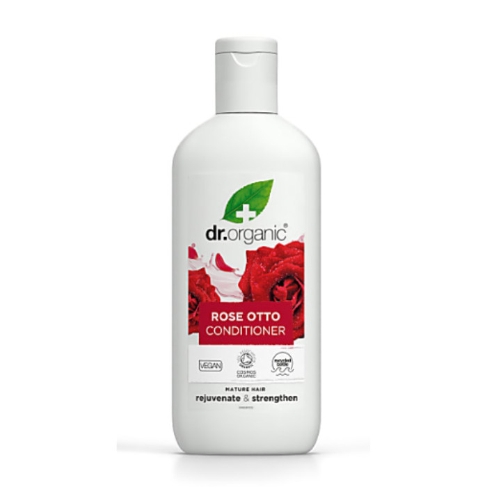 Dr. Organic Rose Otto Conditioner 265ml bottle - high resolution