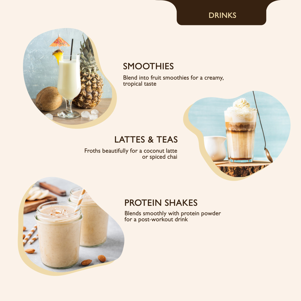 Earth’s Finest Organic Coconut Milk, Vegan, Dairy-Free, Low-Fat Milk Alternative for Cooking & Drinks, 200ml