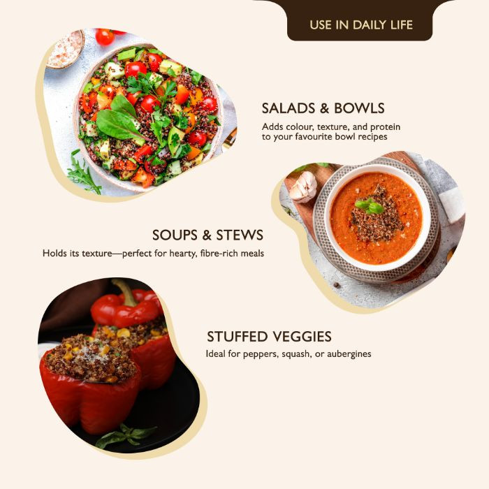 Earth’s Finest Organic Red Quinoa Gluten Free, High-Protein Superfood and Rice Alternative, 340g