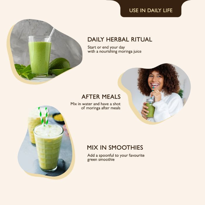 Earth’s Finest Organic Moringa Powder, 100% Pure Superfood, Detox & Immune Support, Non-GMO, Vegan, 113g