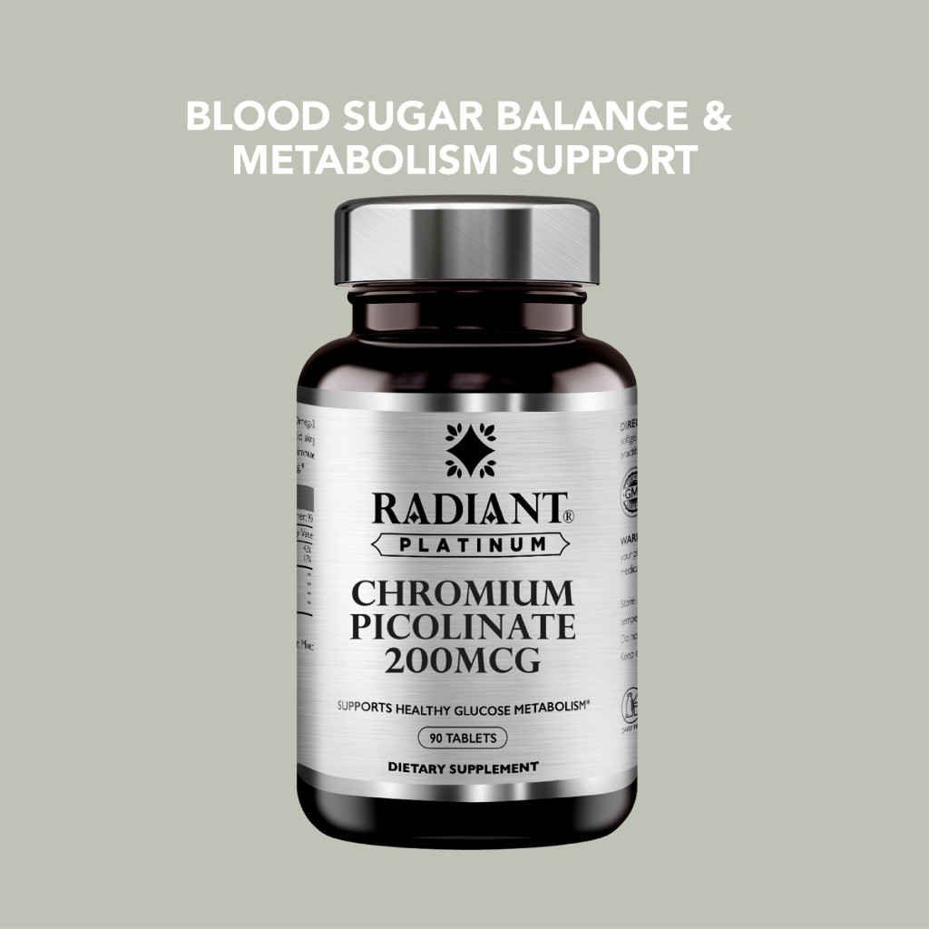 Radiant Platinum Chromium Picolinate 200mcg 90 Caps