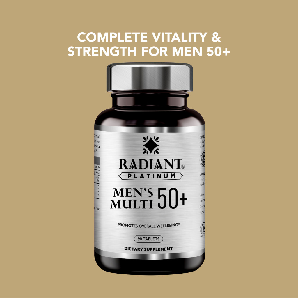 Radiant Platinum Men Multi 50+ 90 Tabs
