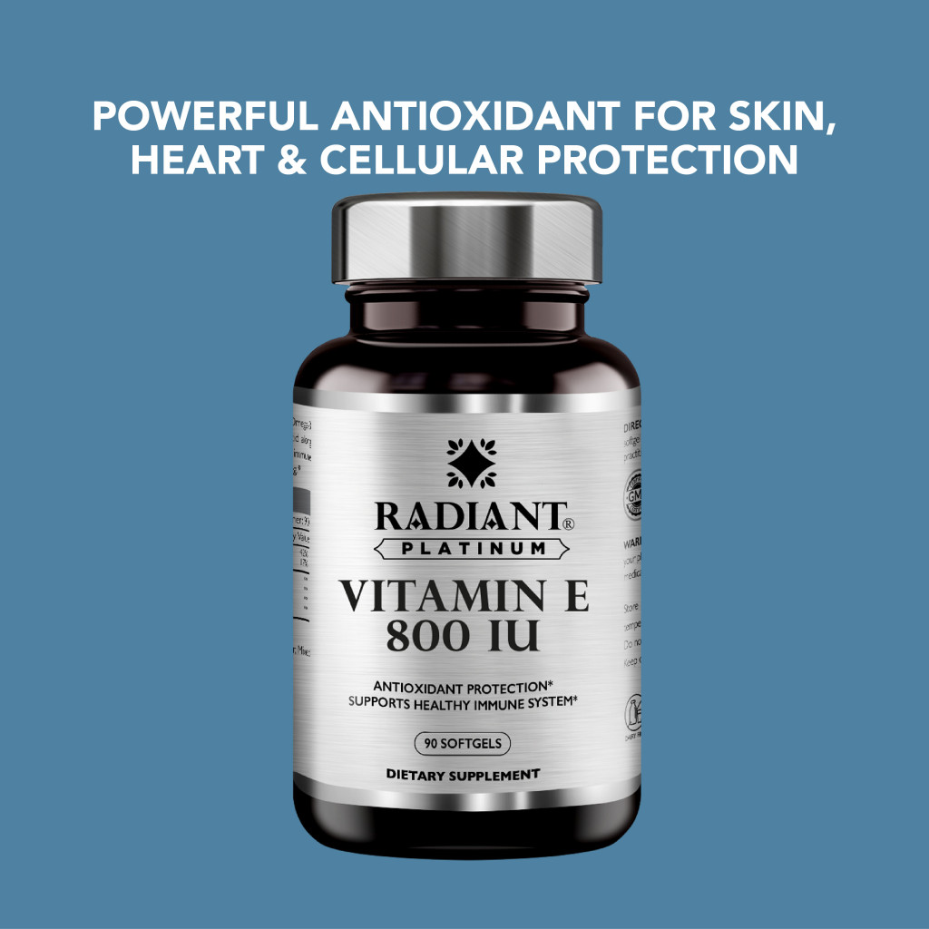 Radiant Platinum Vitamin E 800 IU 90 softgels