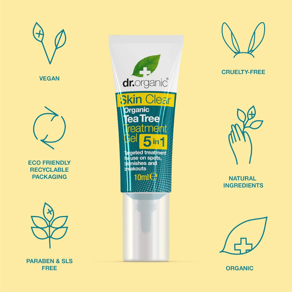 Dr.Organic Skin Clear 5 In 1 Treatment Gel 10ml