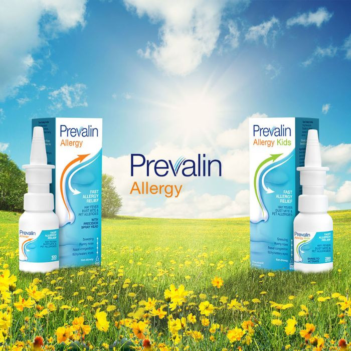 Prevalin Allergy Kids Nasal Spray, Fast, Non-Drowsy Relief from Hay Fever and Allergies, 280 Sprays