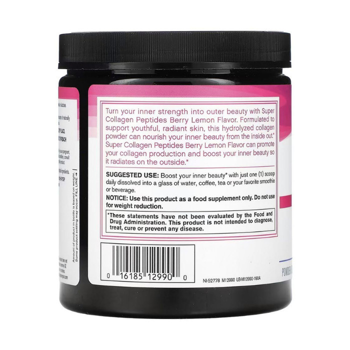 Neocell Super Collagen Peptides Powder Berry Lemon 6.7OZ 190g