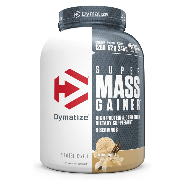 Dymatize Super Mass Gainer Gourmet Vanilla 6lb high-resolution image