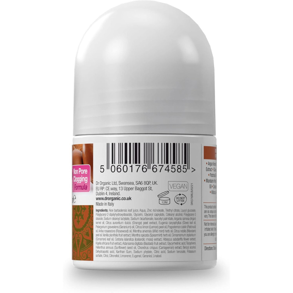 Dr. Organic Organic Moroccan Argan Oil Deodorant 50ml