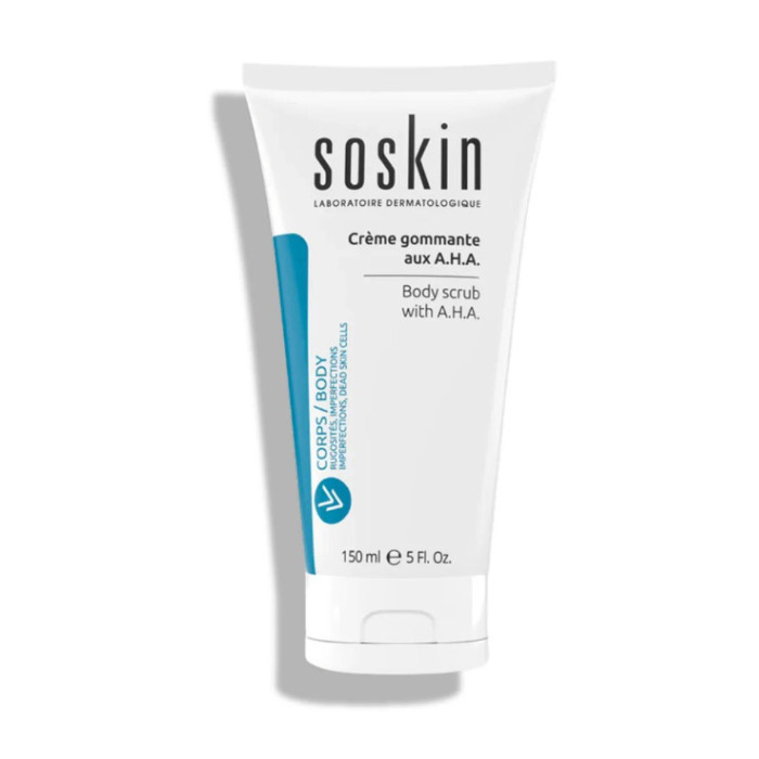 Buy Soskin Body Scrub With AHA 150ml online at best price in the UAE