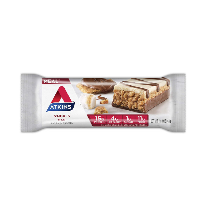 Atkins Protein Meal Bar Crispy & Creamy S Mores 240g 5s