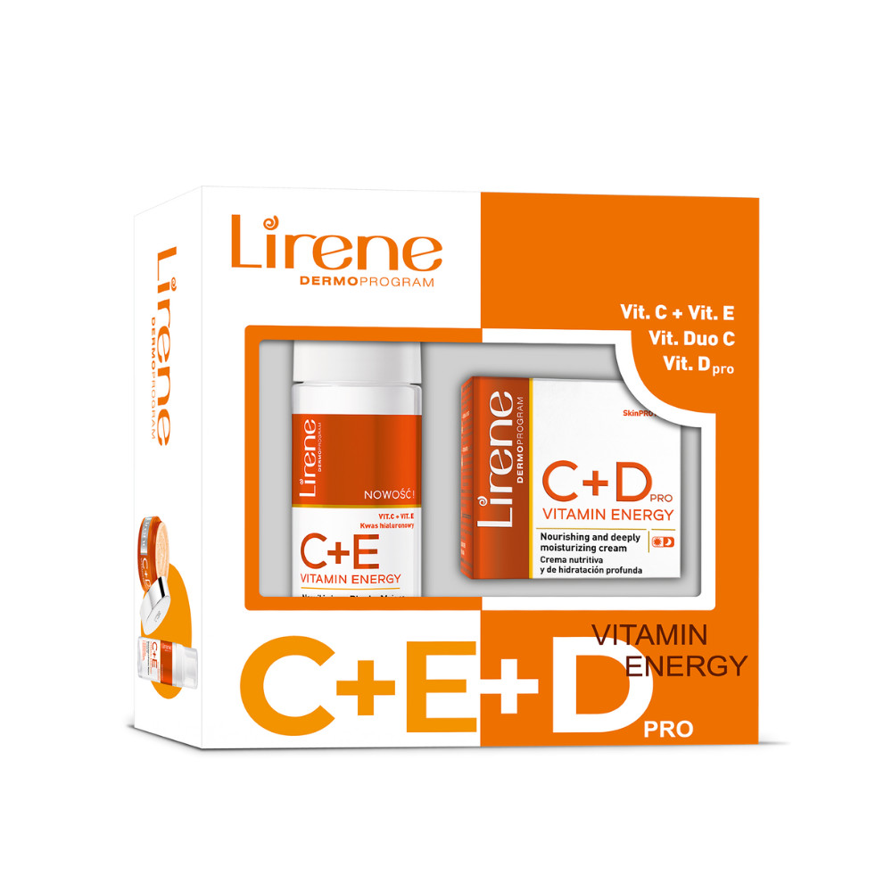 Lirene Vitamin Energy C + E Wash Foam + Day Night Set