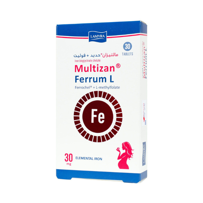 Multizan Ferrum L 30mg Tablet 30s