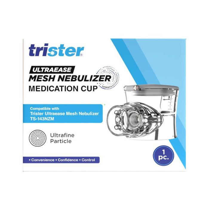 Trister Ultrasonic Mesh Nebulizer Medication Cup TS 144NMC, Compatible with TS-143NZM, Ultrafine Mist